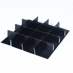 16 Choc Criss Cross Dividers; Black